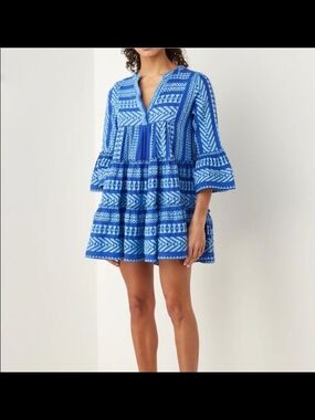 Devotion Twins “Ella Dress Short” Blue Size M